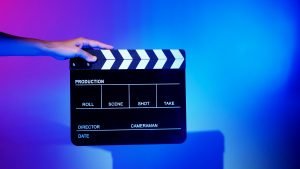 Film-Klappe - Videomarketing ist ein wichtiger Bestandteil eines guten Marketing-Mixes