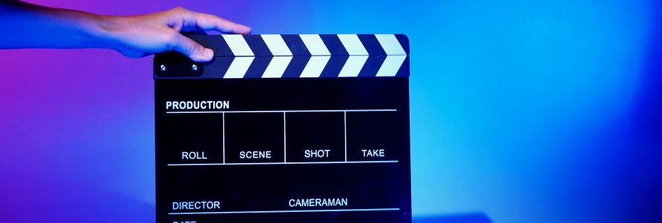 Film-Klappe - Videomarketing ist ein wichtiger Bestandteil eines guten Marketing-Mixes